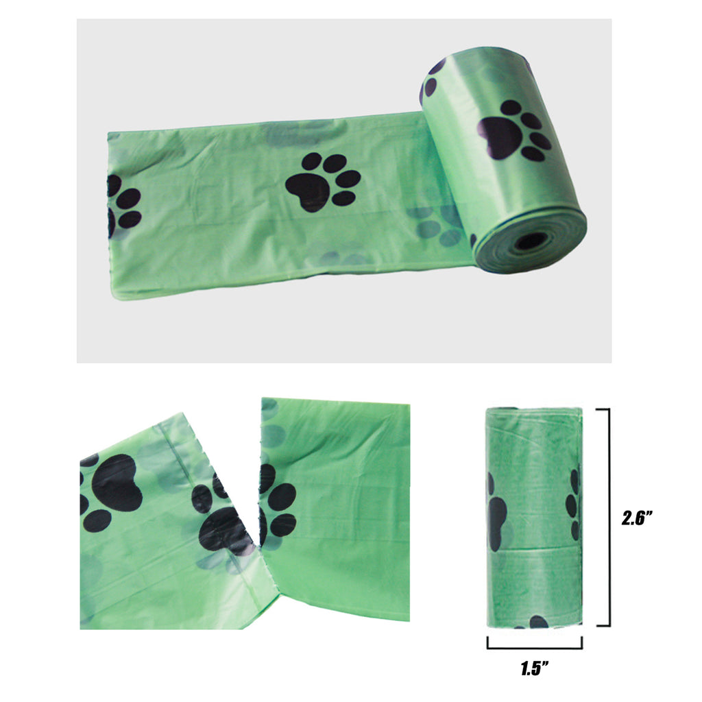 [ Free shopping ] Dog Waste Bag, Total 120 Count on 8 rolls, Leak-proof Dog Poop Bag, Durable Plastic Poop Bags for Pet Cleanup & Outdoor Use